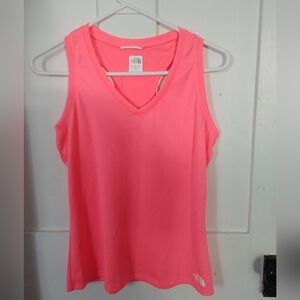2/$25 The North Face Women's Pink Racerback Tank V Neck Size Medium